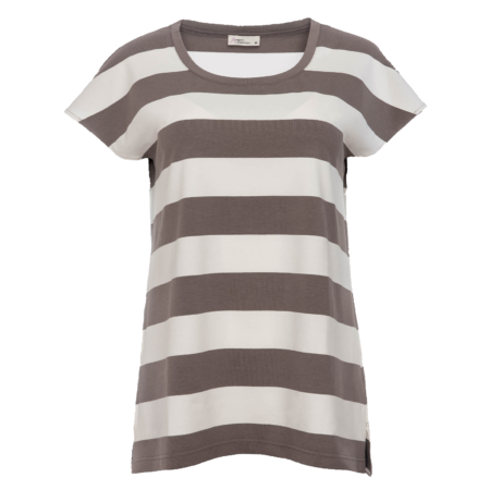 Aila braun weiß gestreiftes T-Shirt Damen Angels Ambition