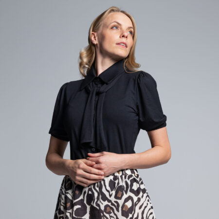 Jersey Schluppenbluse Arin